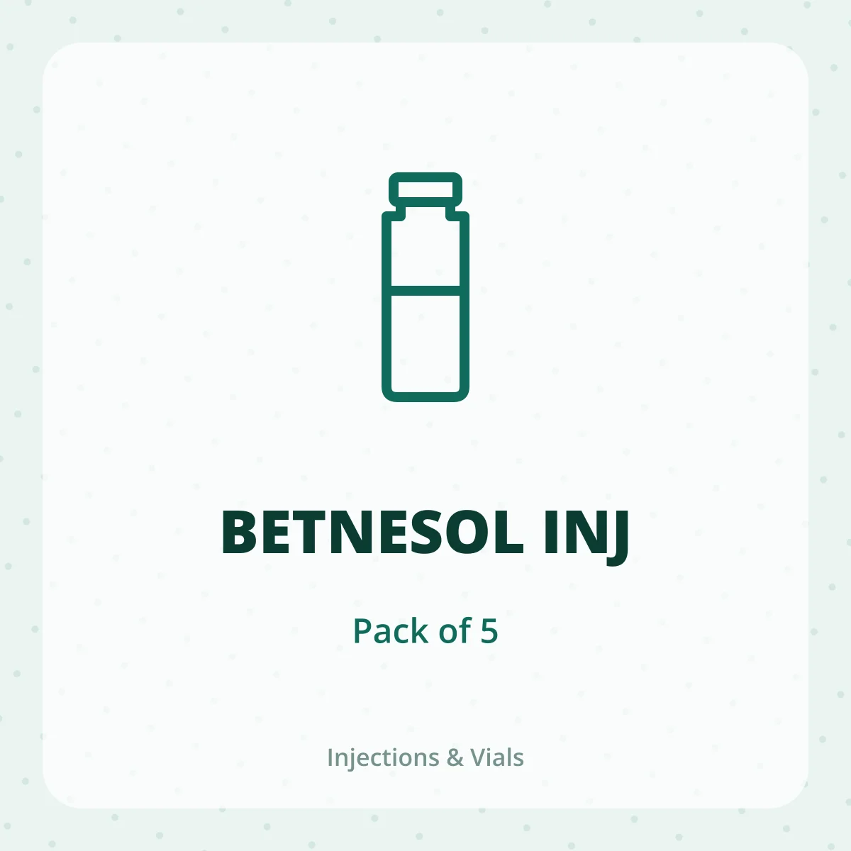 BETNESOL INJ 1X5
