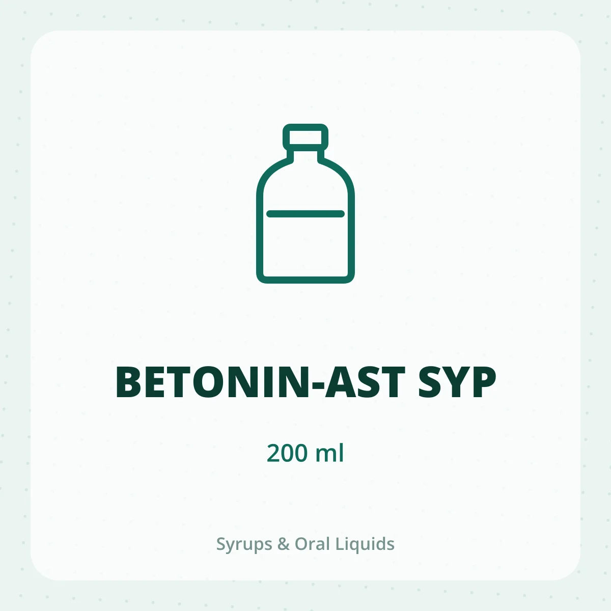 BETONIN-AST SYP 1X200ML