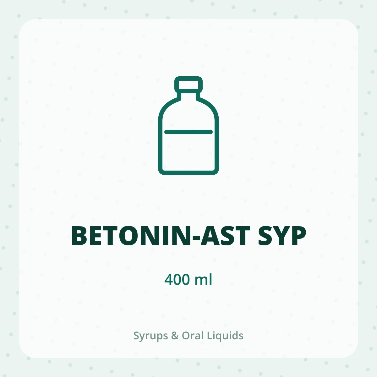 BETONIN-AST SYP 1X400ML
