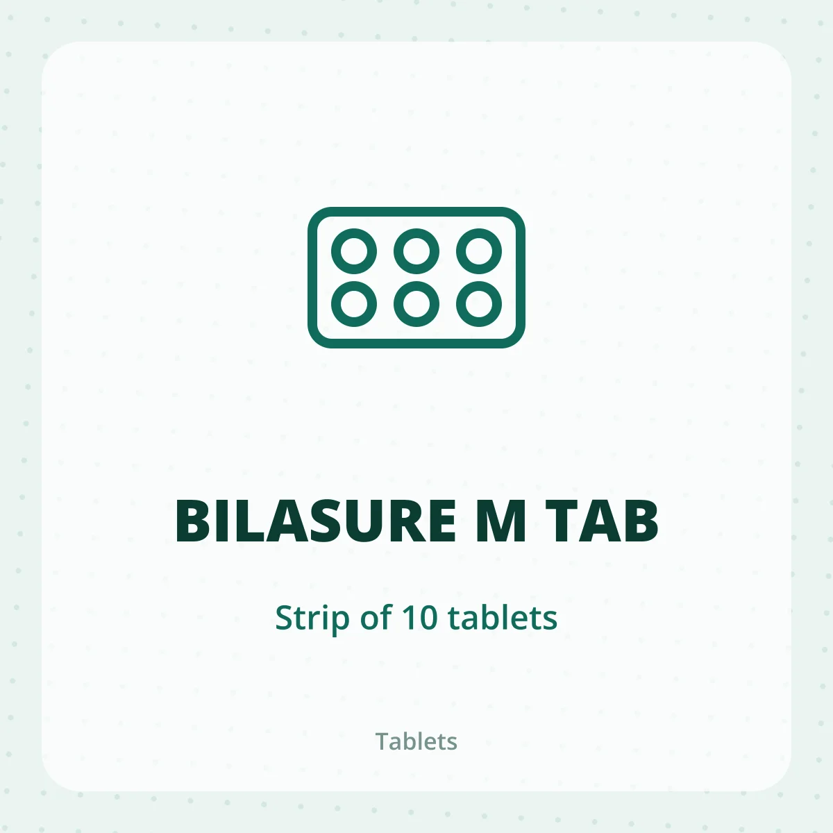 BILASURE M TAB 1X10