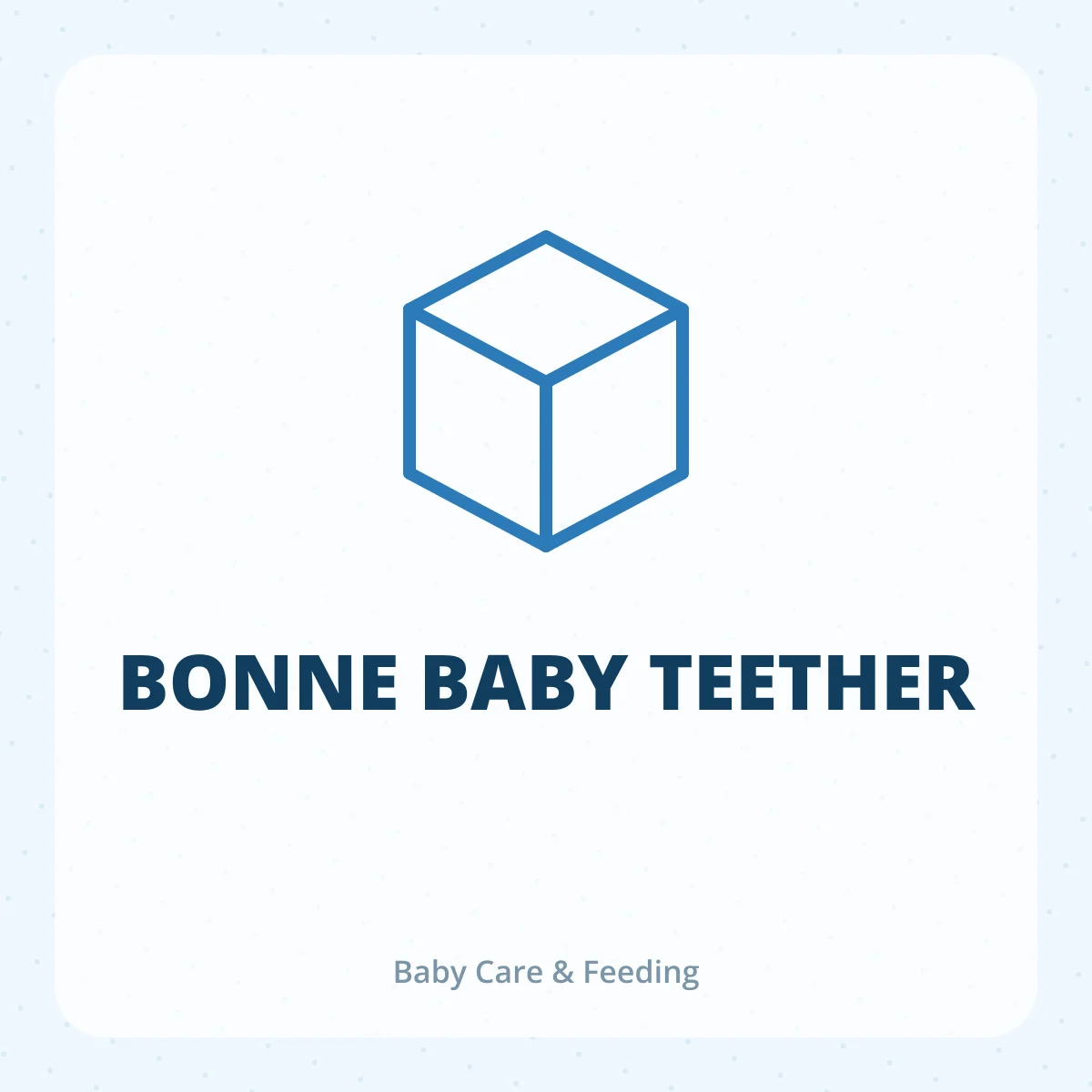 BONNE BABY TEETHER 1X1