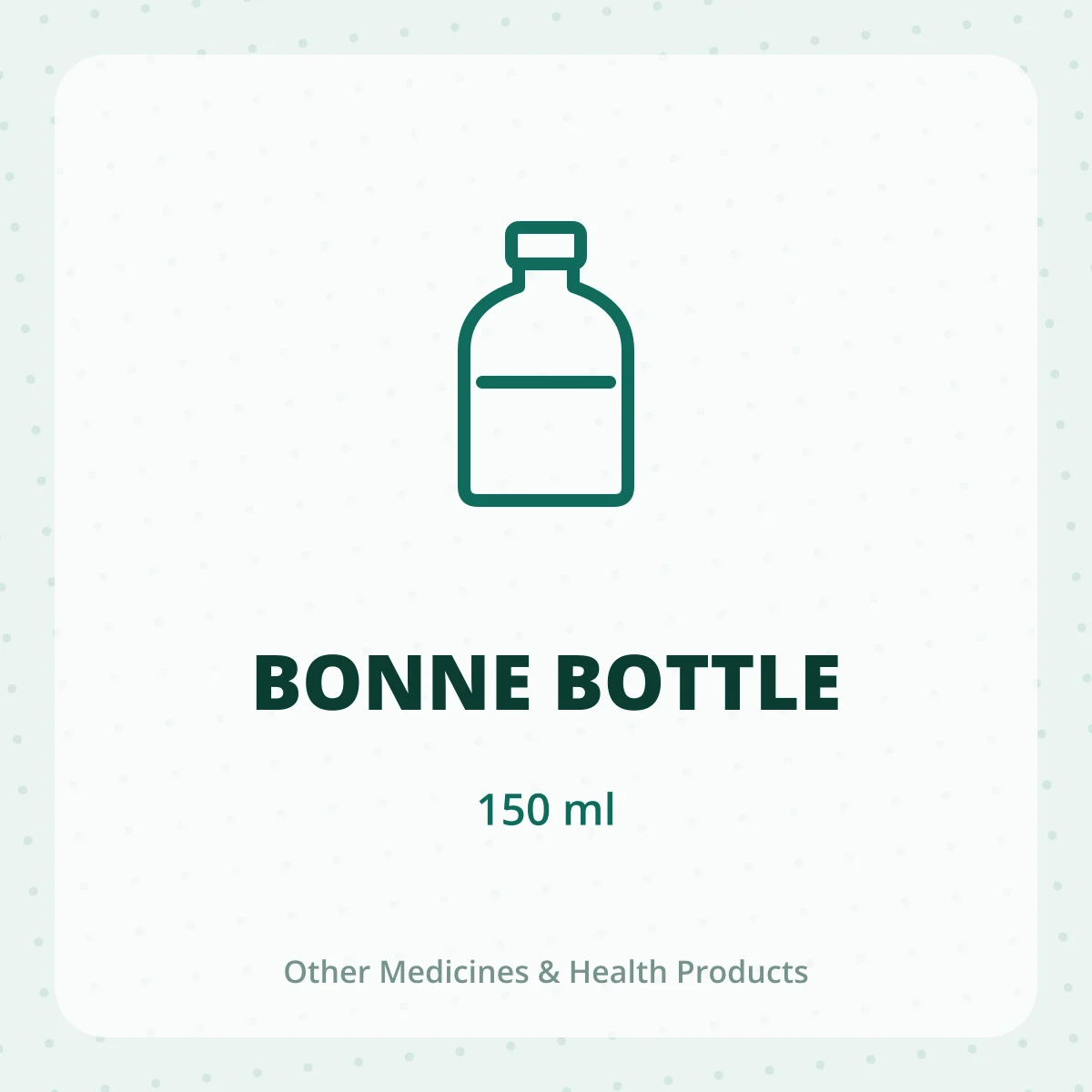 BONNE BOTTLE 1X150ML