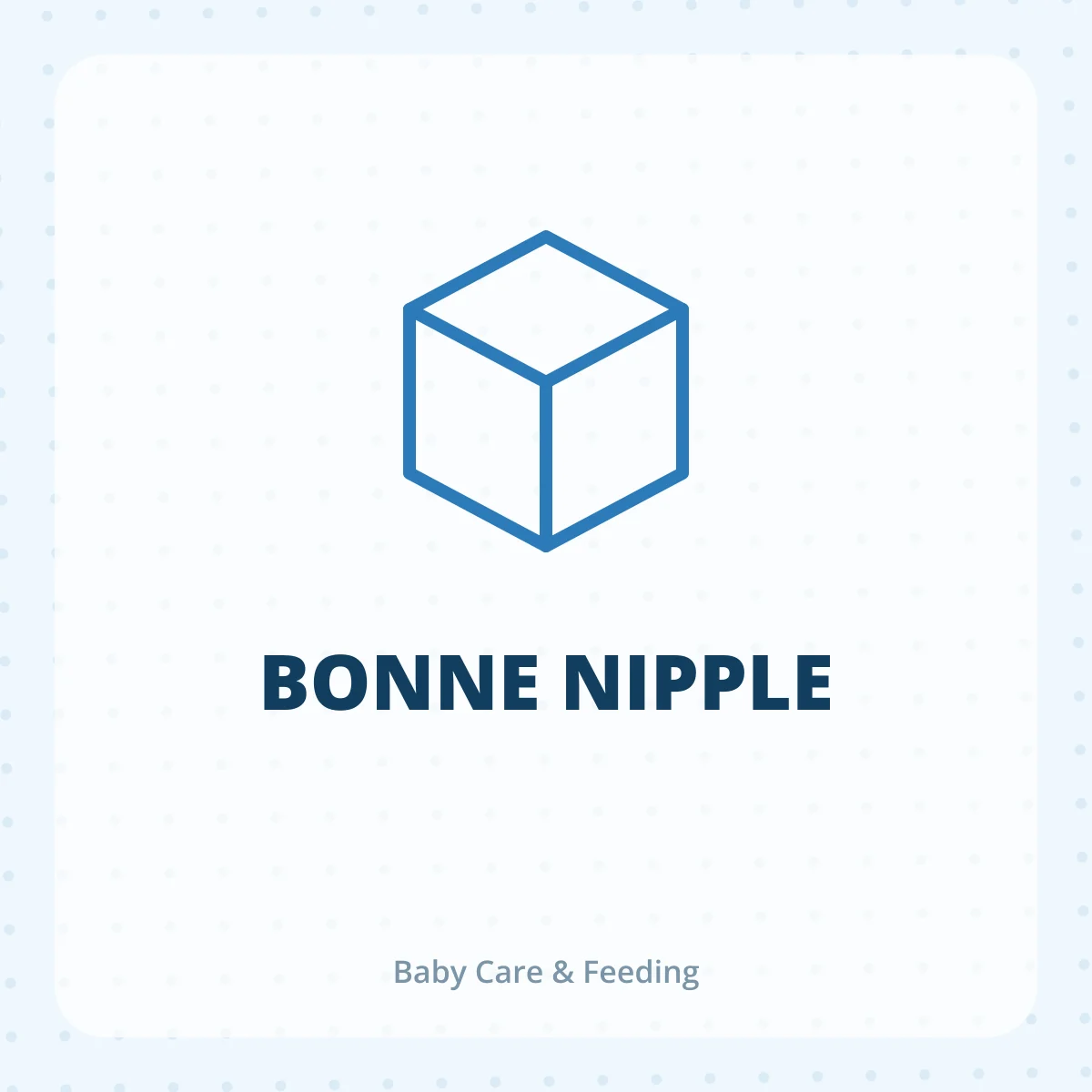 BONNE NIPPLE 1X1