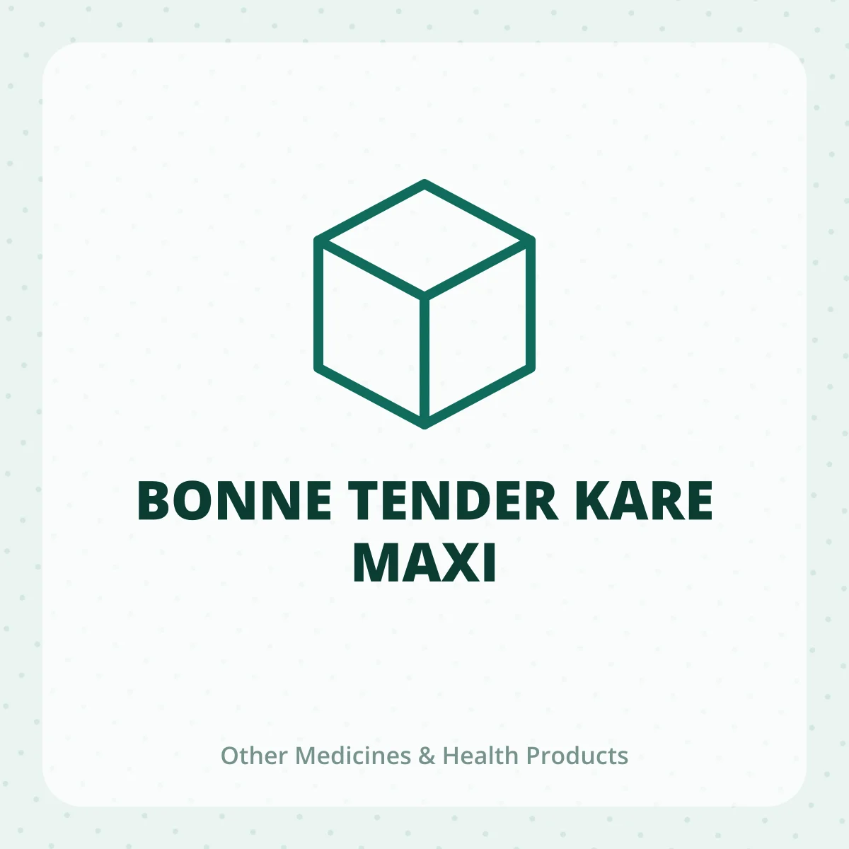 BONNE TENDER KARE MAXI 1*1