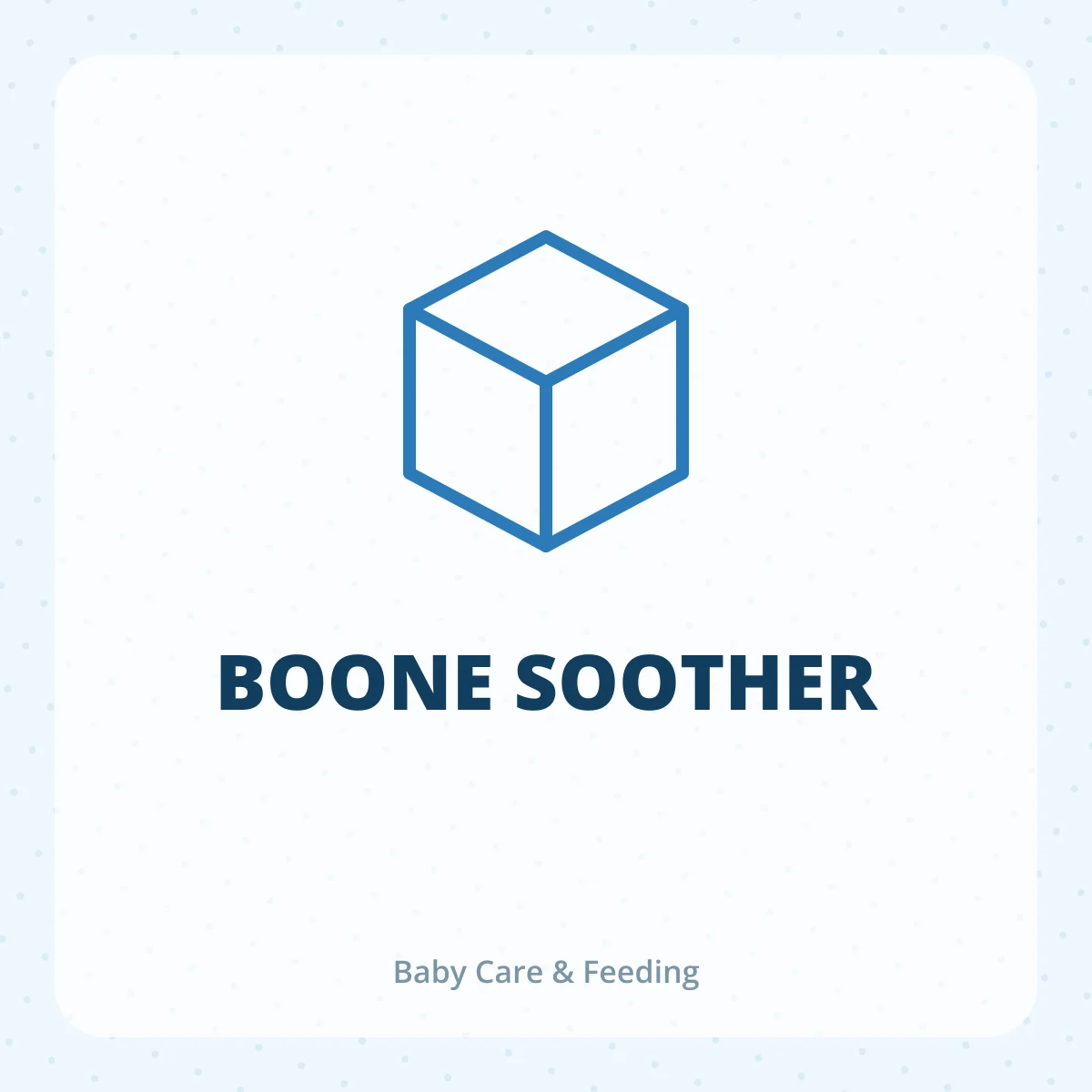 BOONE SOOTHER 1X1
