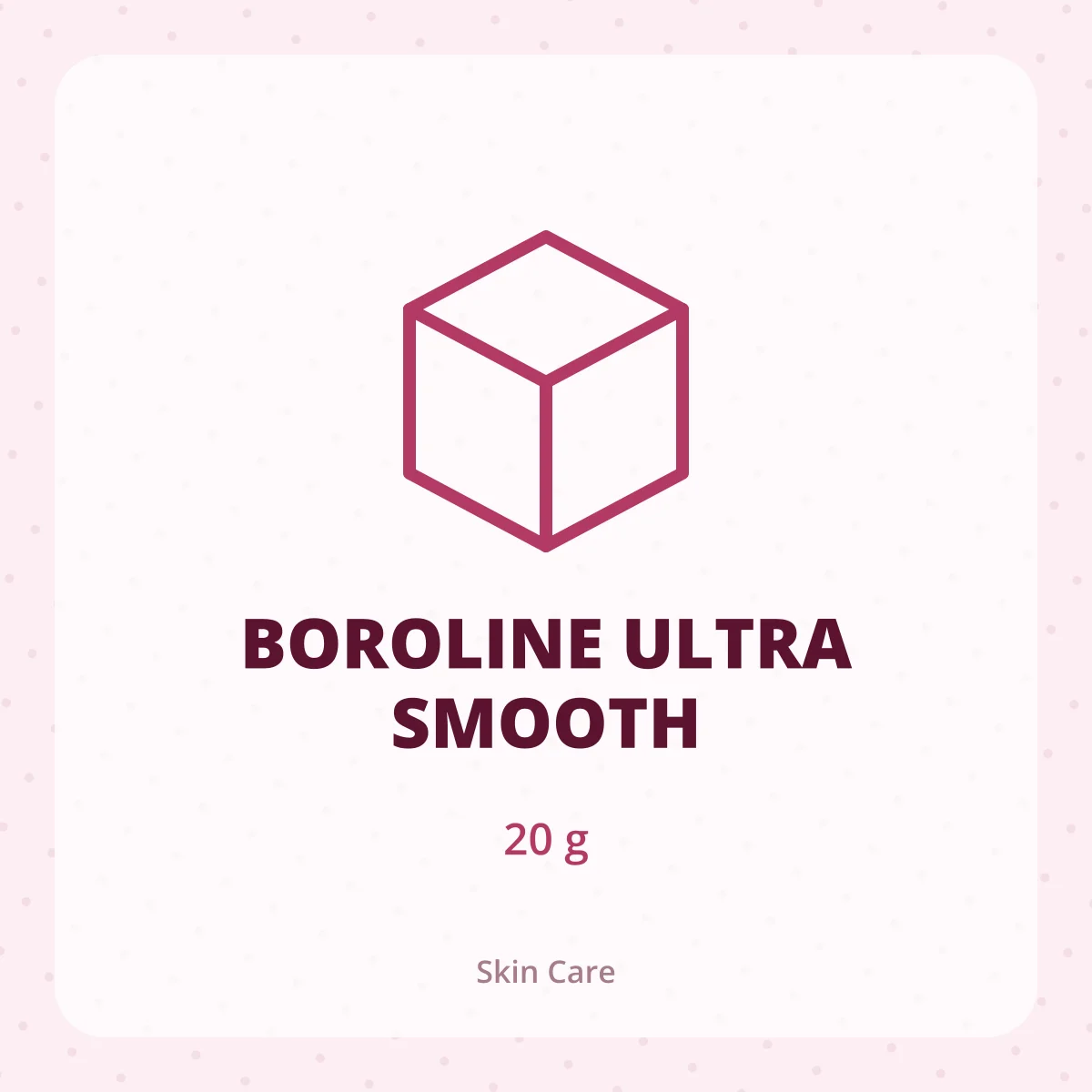 BOROLINE ULTRA SMOOTH 1X20GM