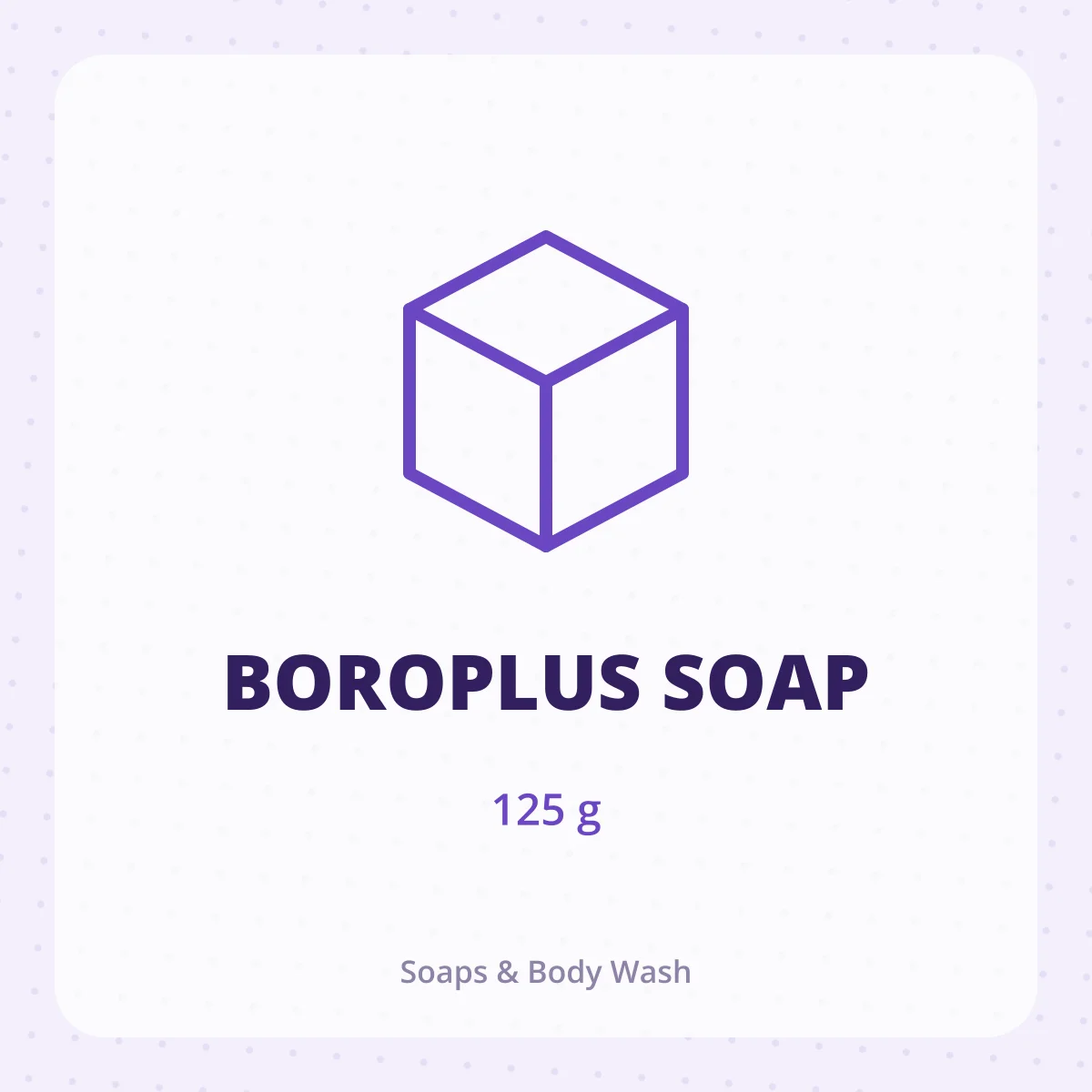 BOROPLUS SOAP 1X125GM