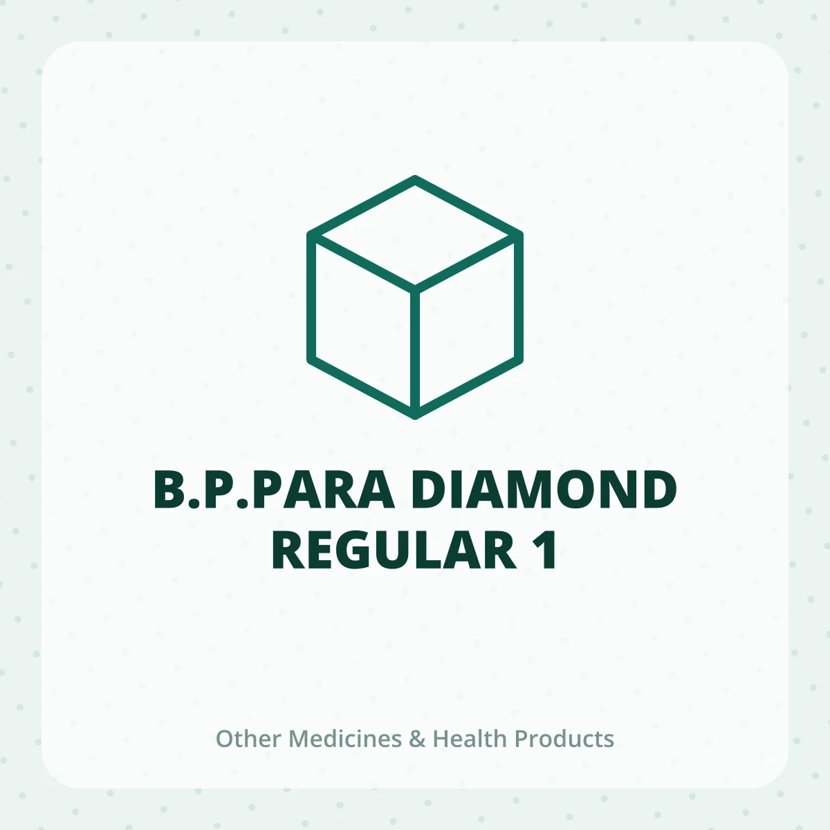 B.P.PARA DIAMOND REGULAR 1