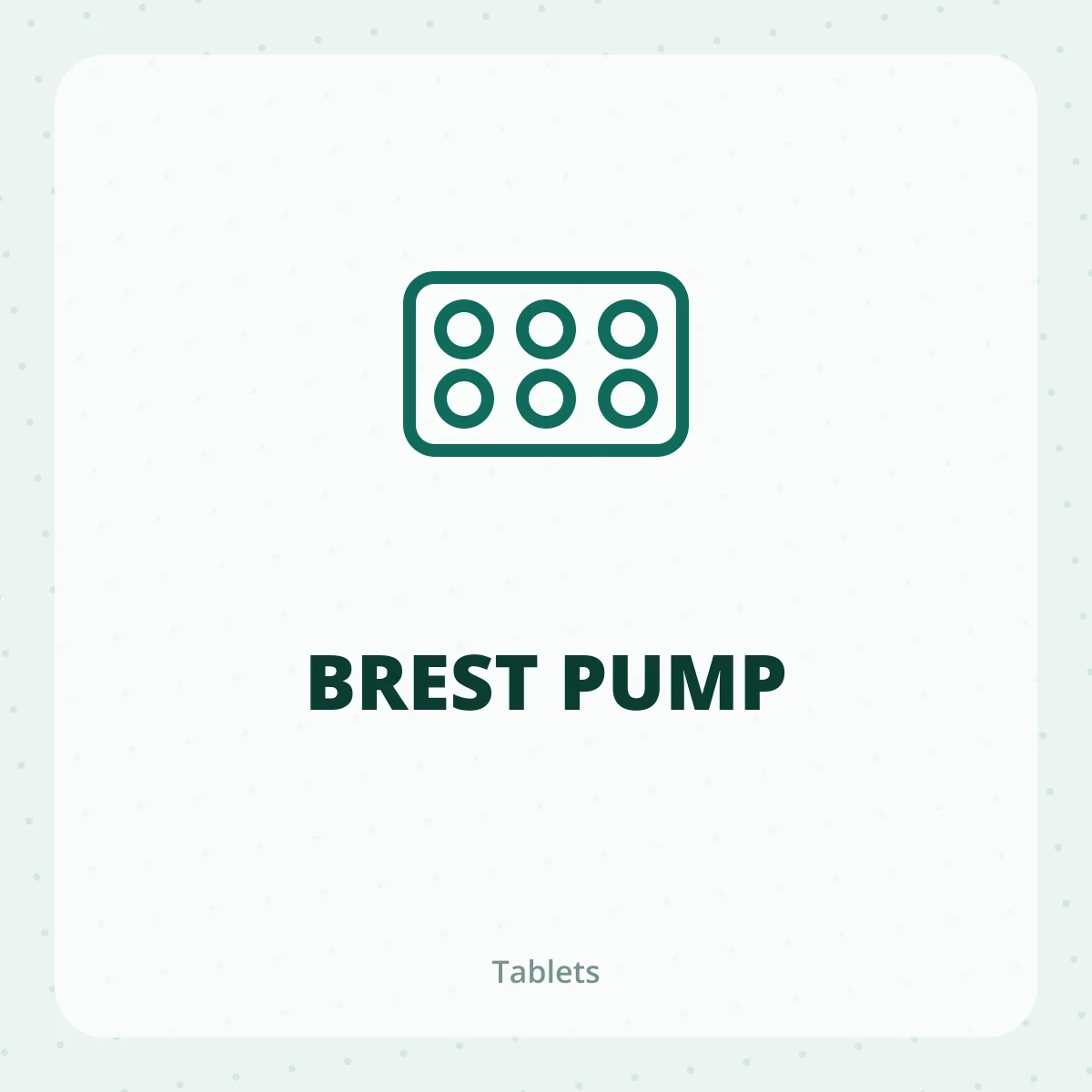 BREST PUMP 1*1