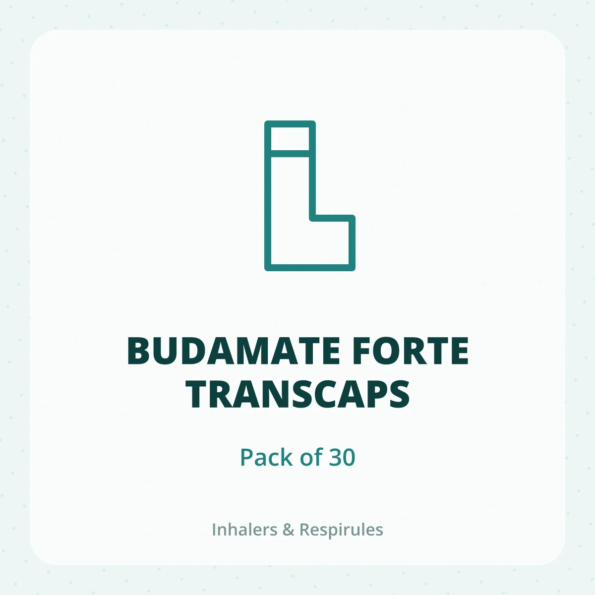 BUDAMATE FORTE TRANSCAPS 1X30