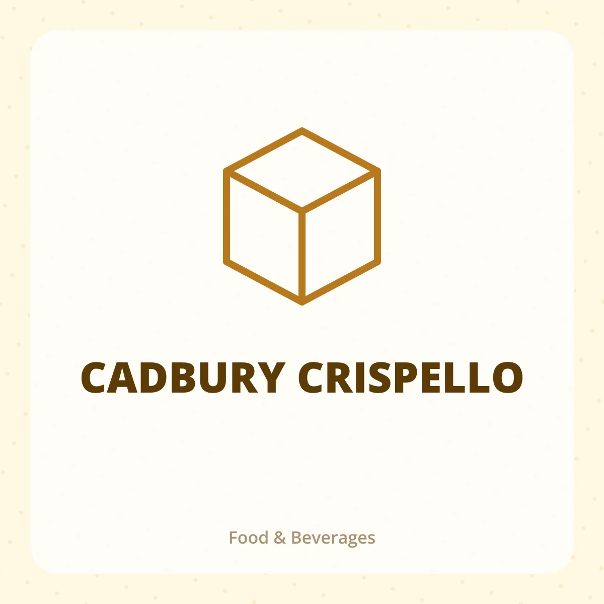 CADBURY CRISPELLO 1X1