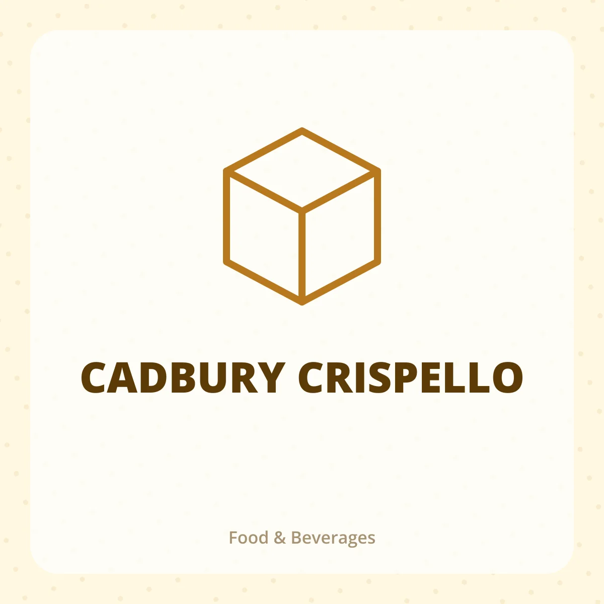 CADBURY CRISPELLO 1*1