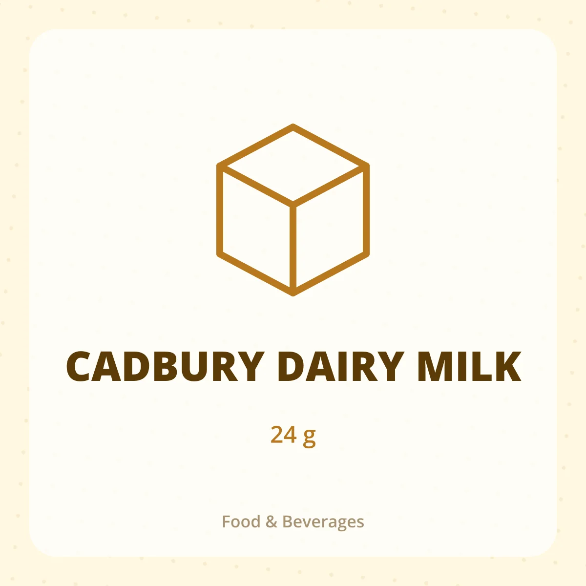 CADBURY DAIRY MILK 1*24GM