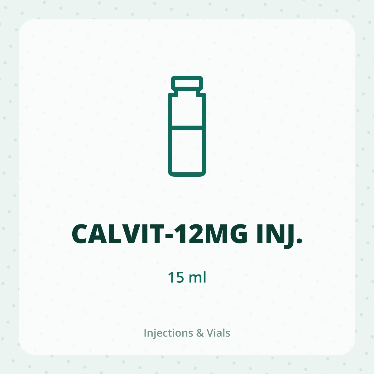CALVIT-12MG INJ. 1X15ML