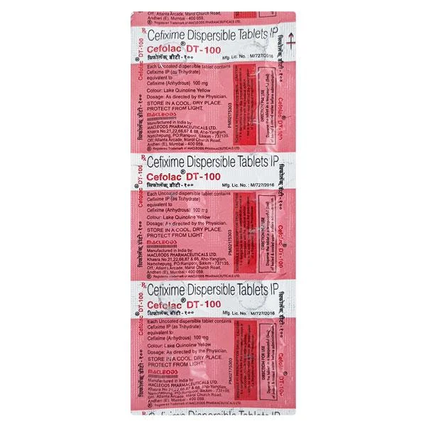 CEFOLAC-100MG TAB 1X10