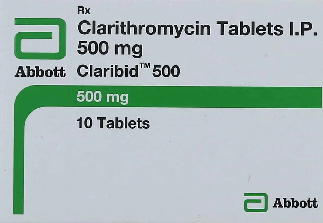 CLARIBID-500MG TAB 1X10