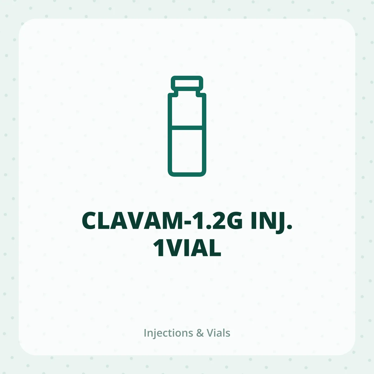 CLAVAM-1.2G INJ. 1VIAL