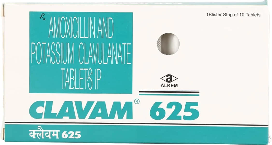 CLAVAM-625MG TAB 1X10