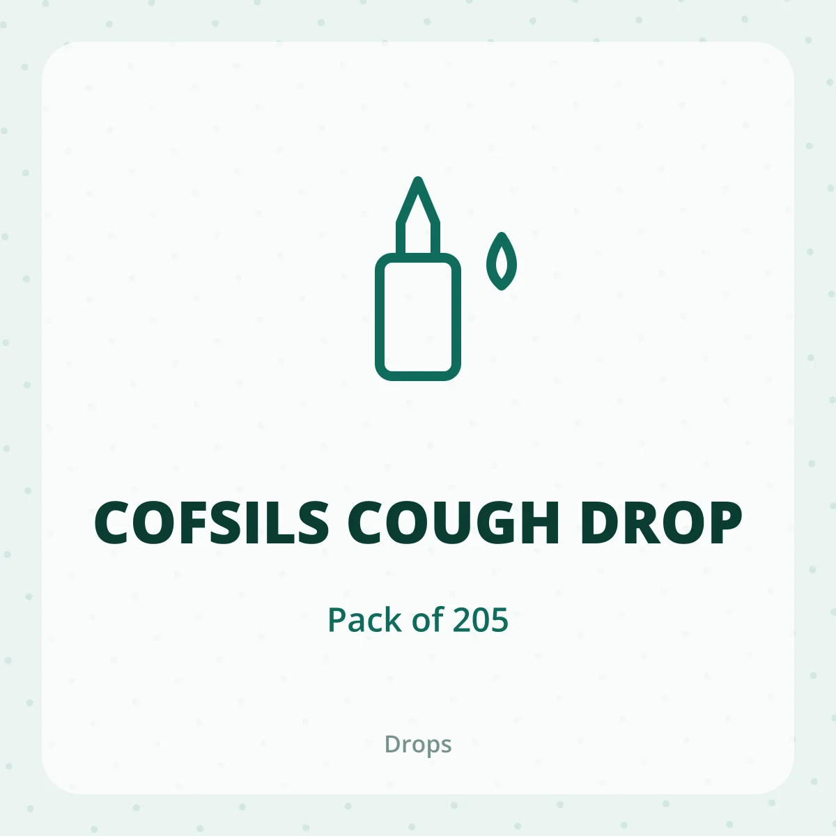 COFSILS COUGH DROP 1X205