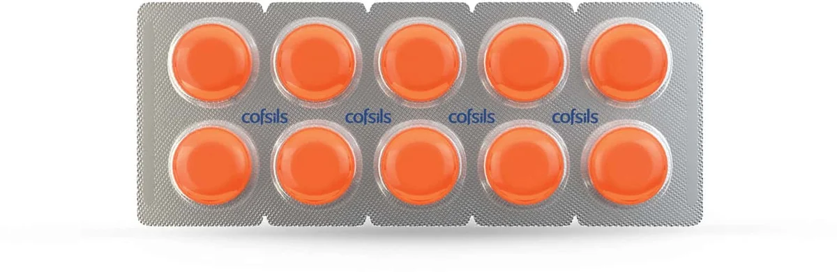 COFSILS LOZENGES ORANGE 1X10