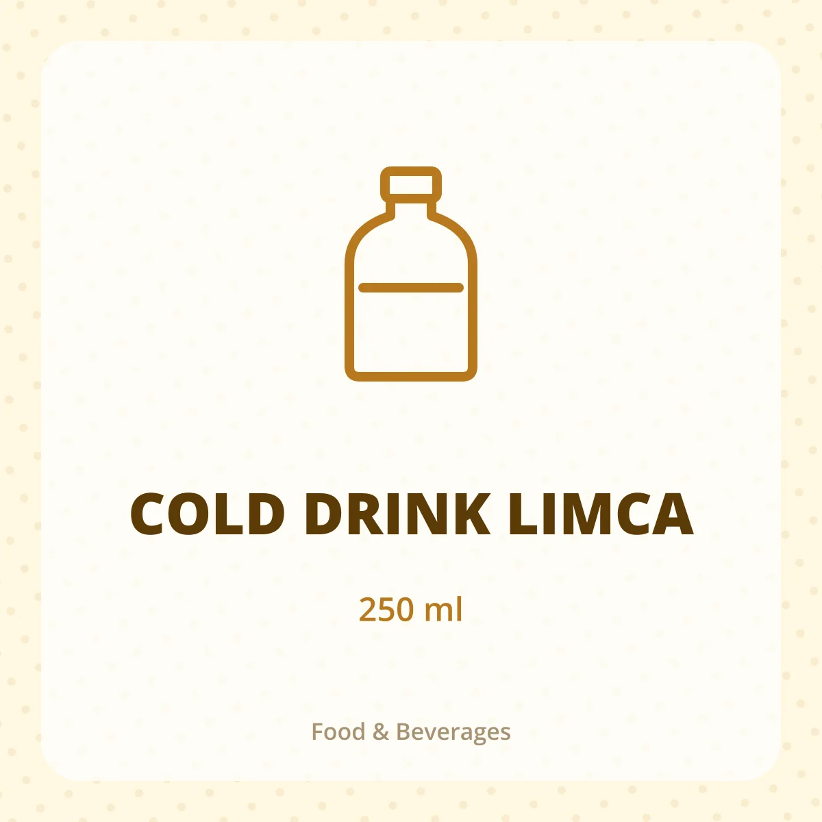 COLD DRINK LIMCA 1X250ML