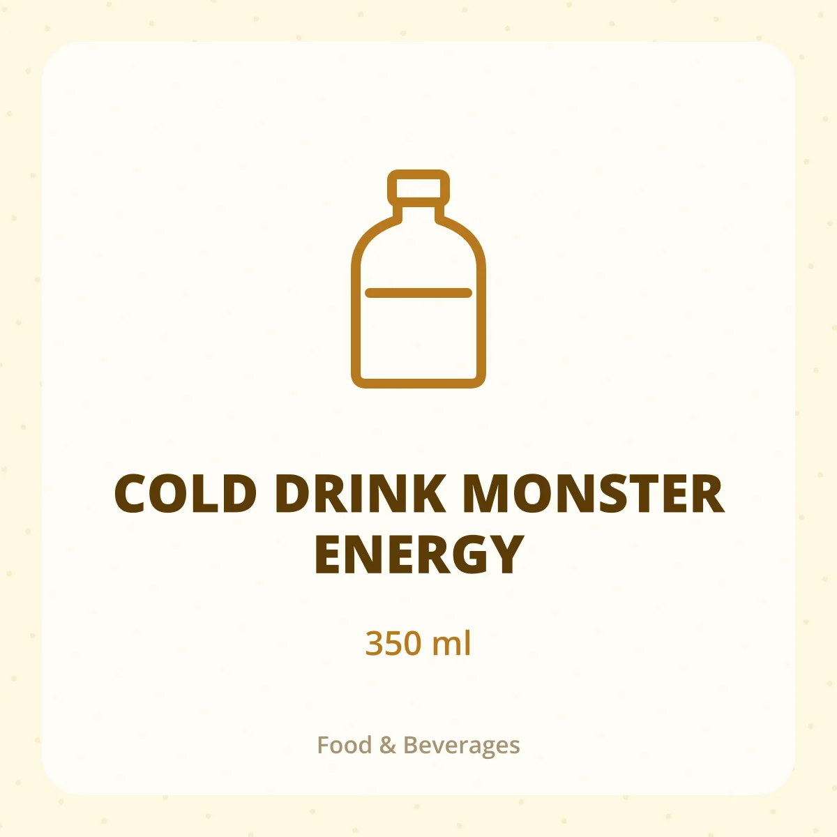 COLD DRINK MONSTER ENERGY 1X350ML