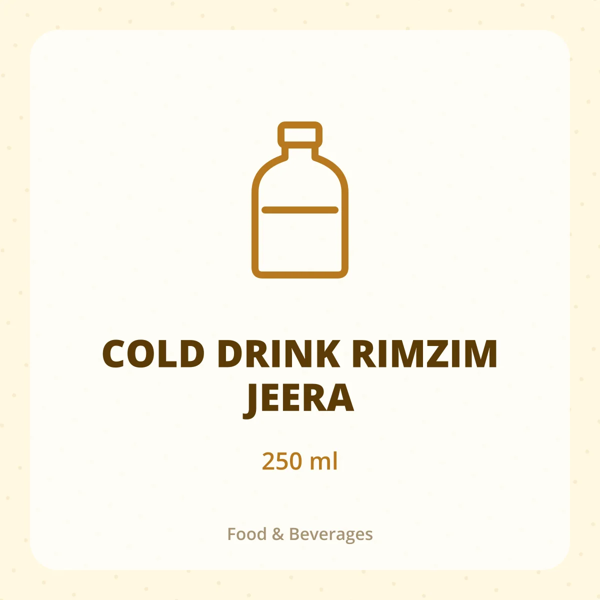 COLD DRINK RIMZIM JEERA 1X250ML