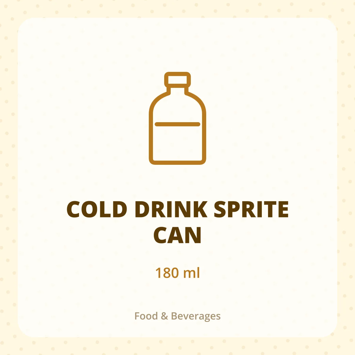 COLD DRINK SPRITE CAN 1X180ML