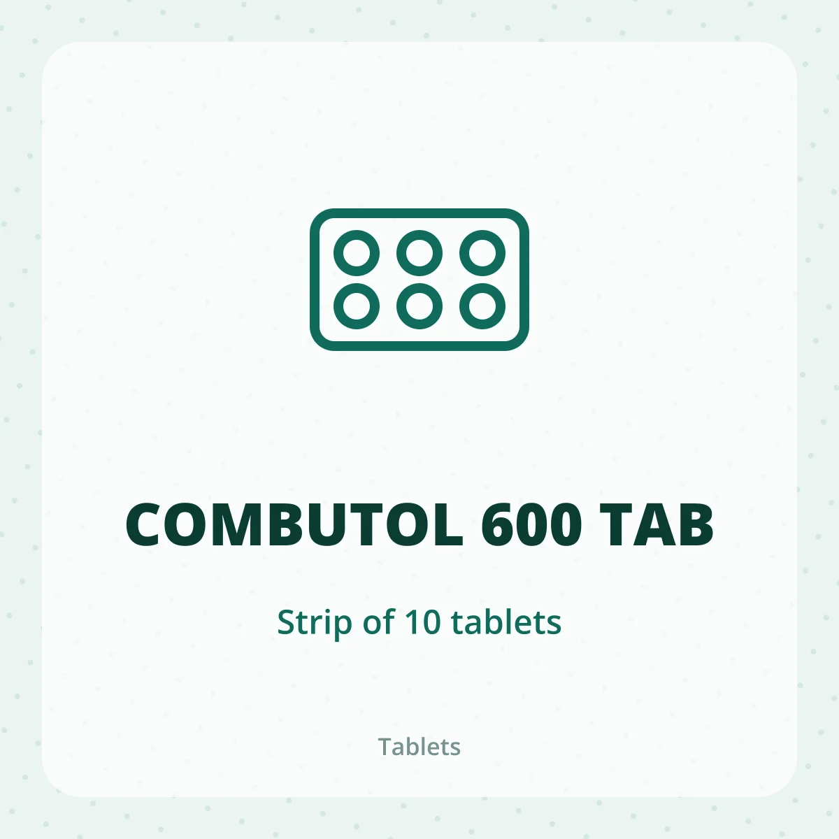 COMBUTOL 600 TAB 1X10