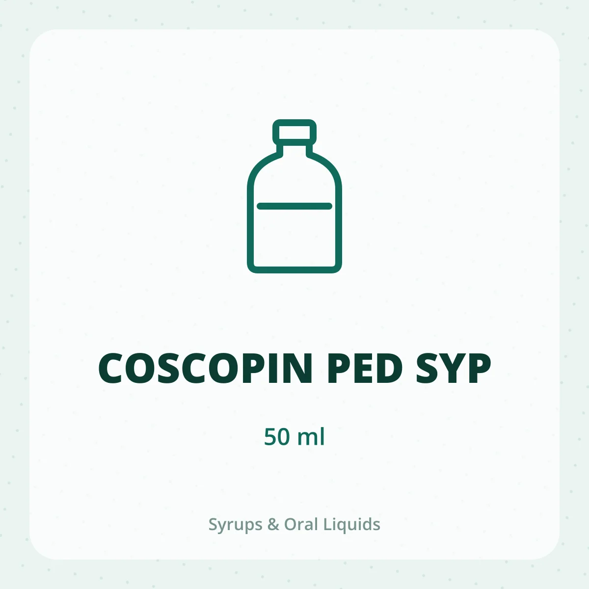 COSCOPIN PED SYP 1X50ML