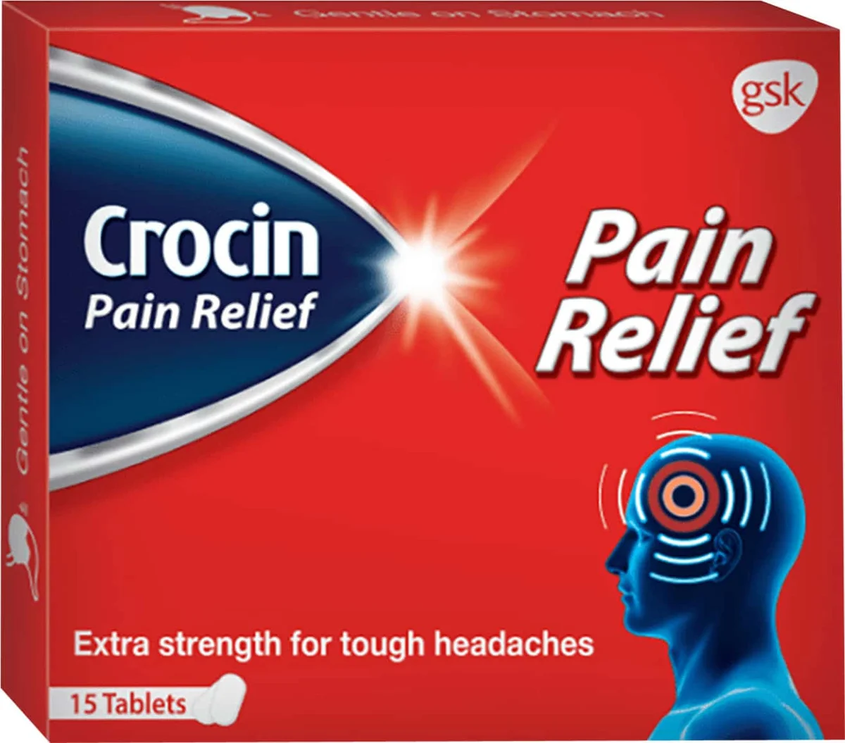 CROCIN PAIN RELIEF TAB 1*15