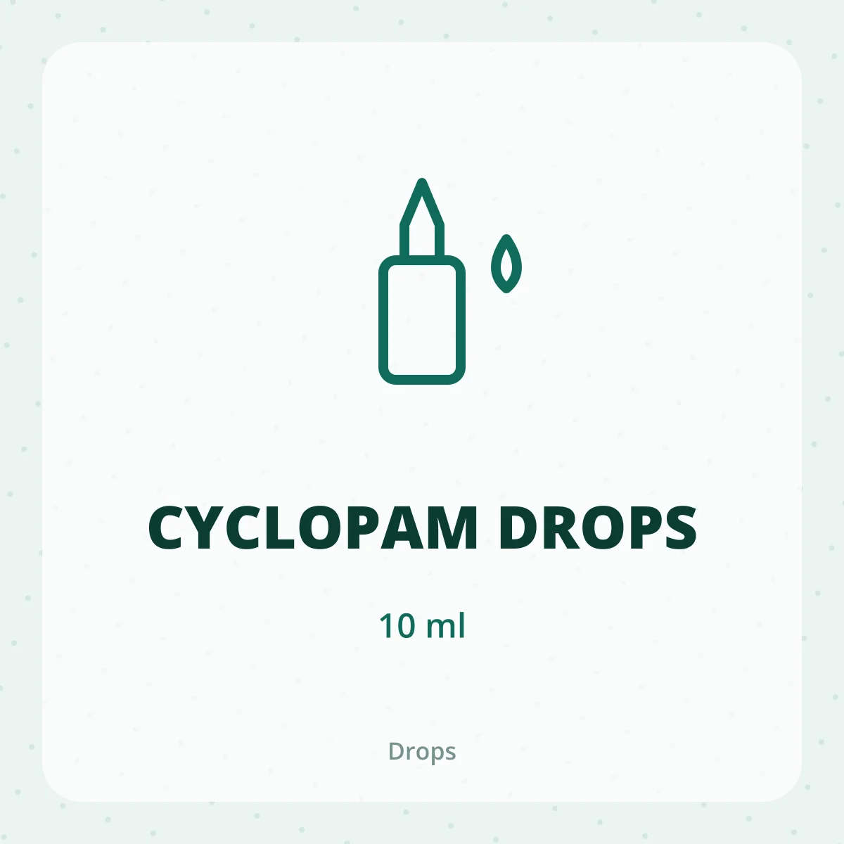 CYCLOPAM DROPS 1X10ML