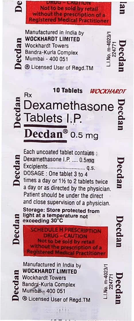 DECDAN 0.5MG 1*10