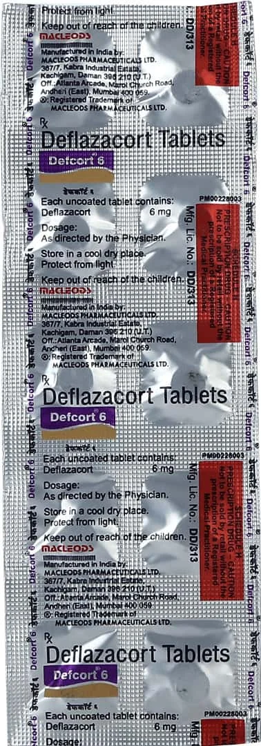 DEFCORT-6MG TAB 1X10