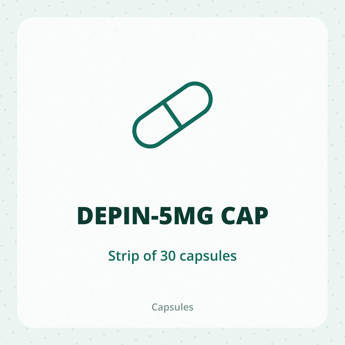 DEPIN-5MG CAP 1X30