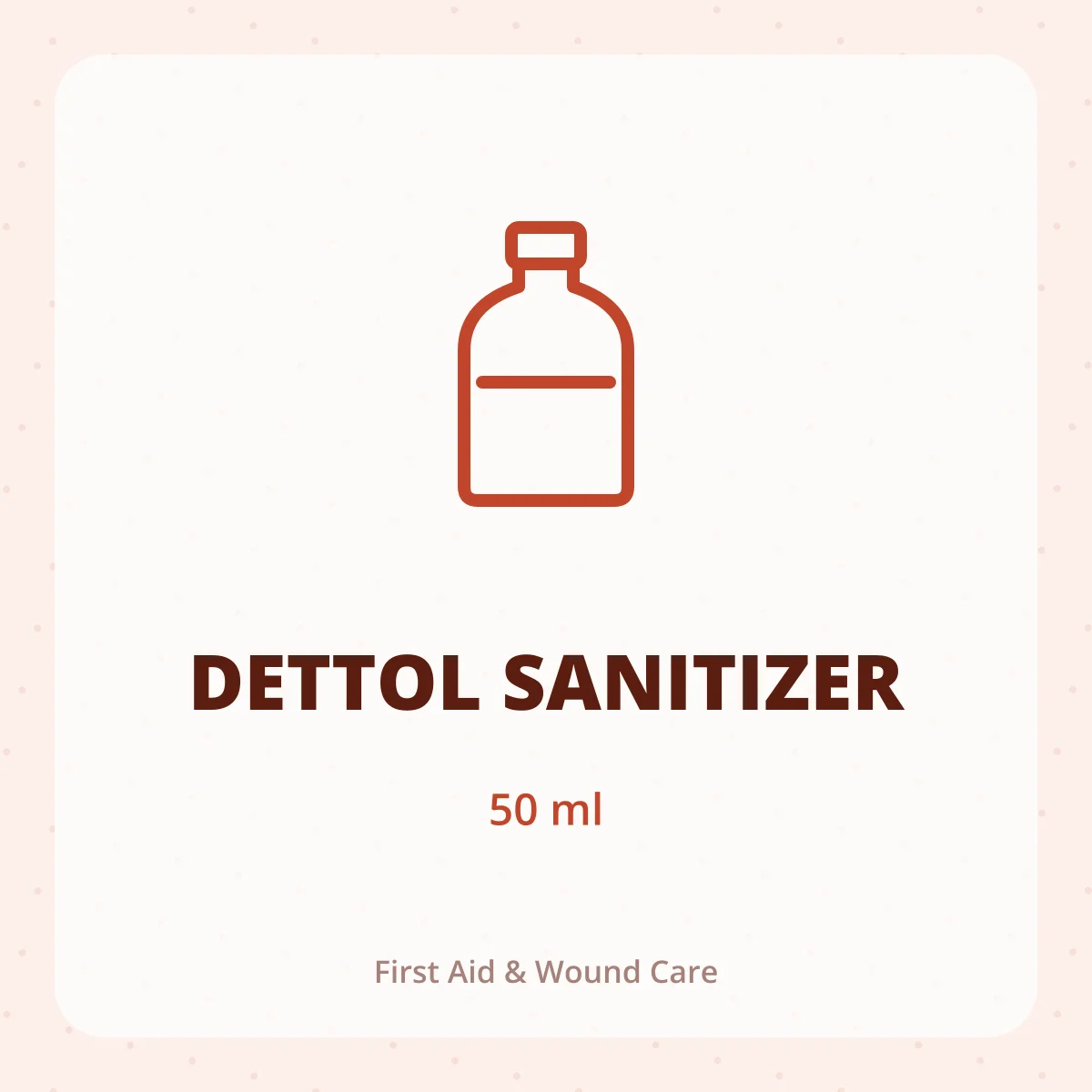DETTOL SANITIZER 1X50ML