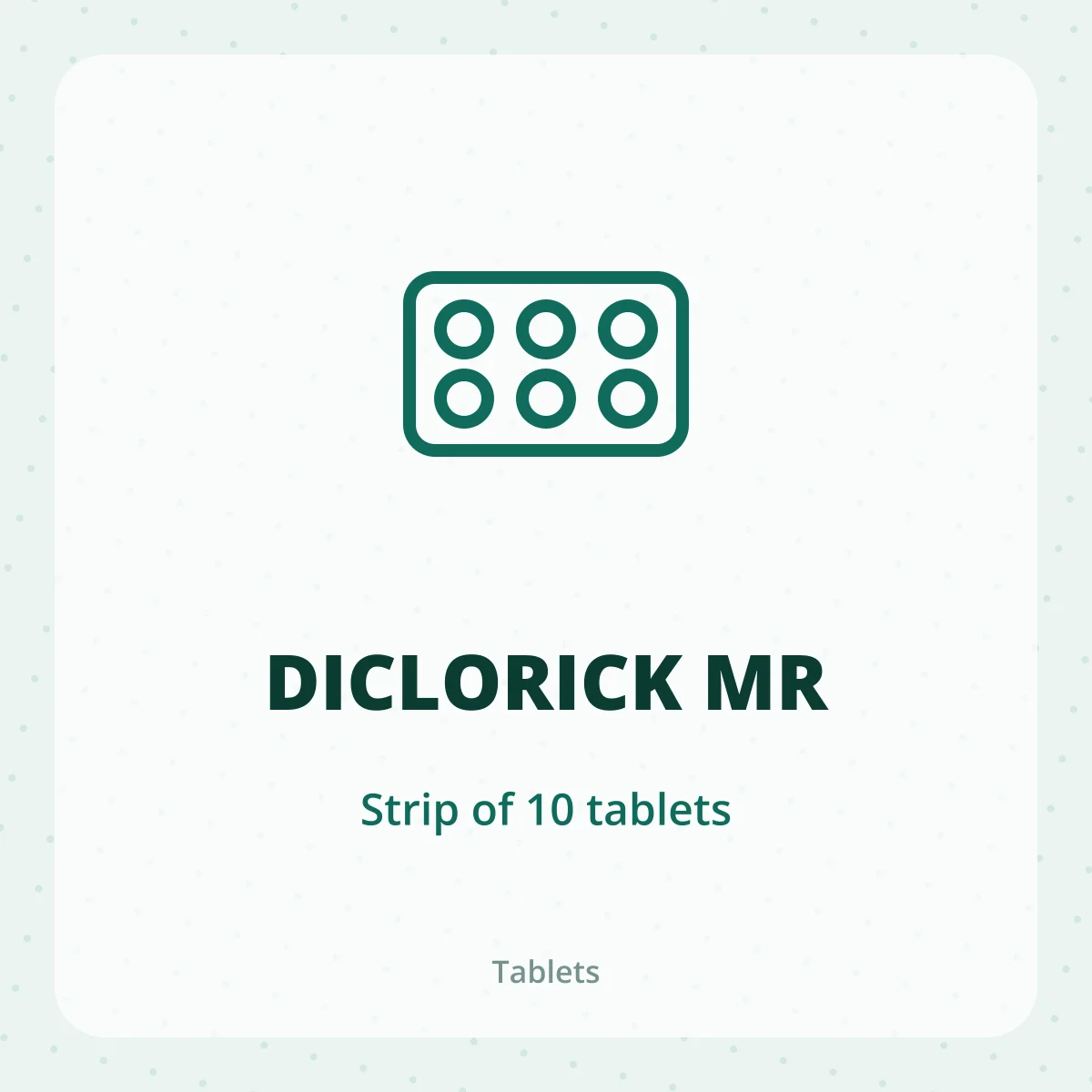 DICLORICK MR 1X10