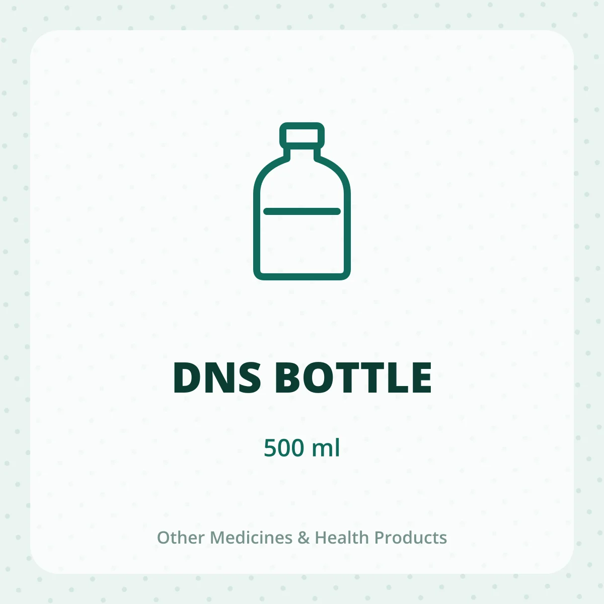 DNS BOTTLE 1X500ML