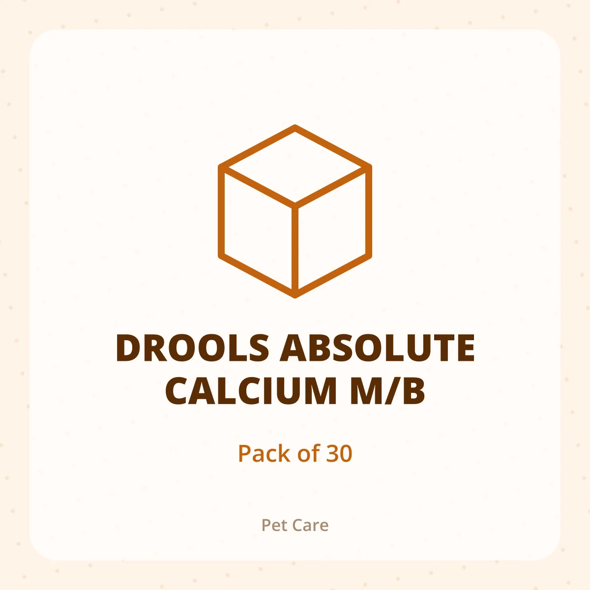 DROOLS ABSOLUTE CALCIUM M/B 1X30
