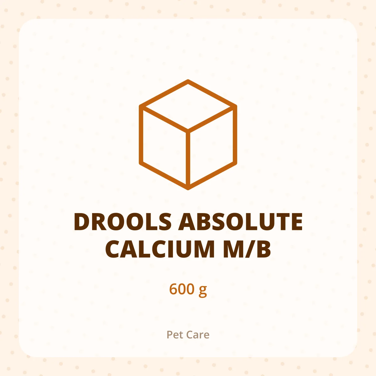 DROOLS ABSOLUTE CALCIUM M/B 1X600GM