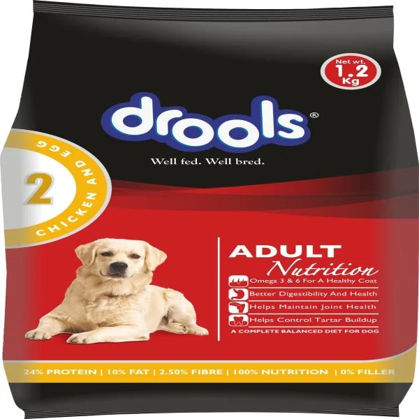 DROOLS ADULT CHICKEN&EGG 1X1.2KG