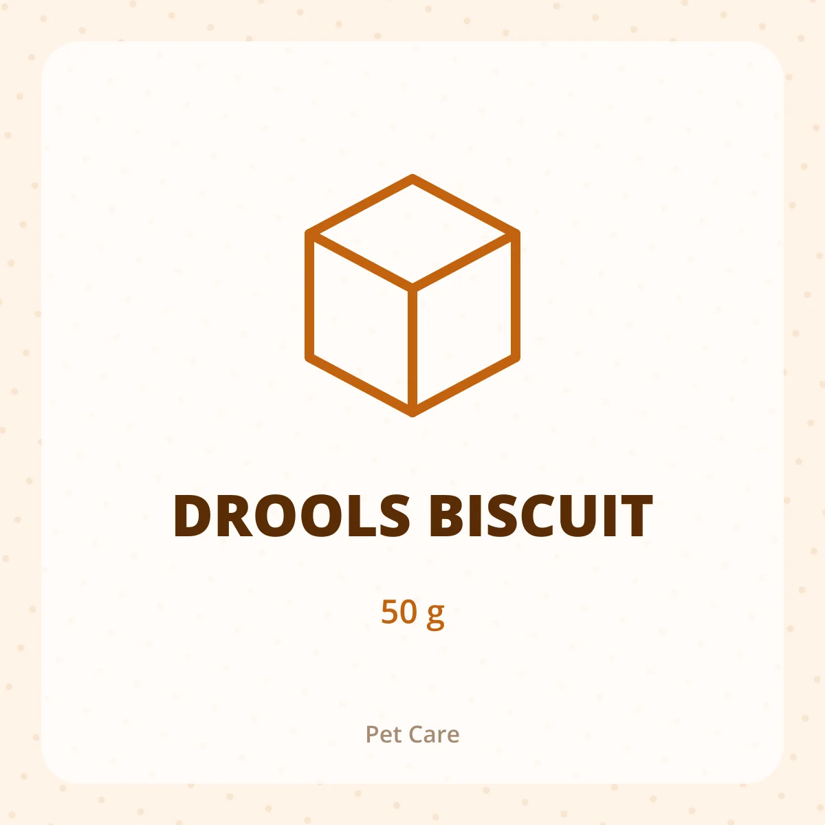 DROOLS BISCUIT 1X50G