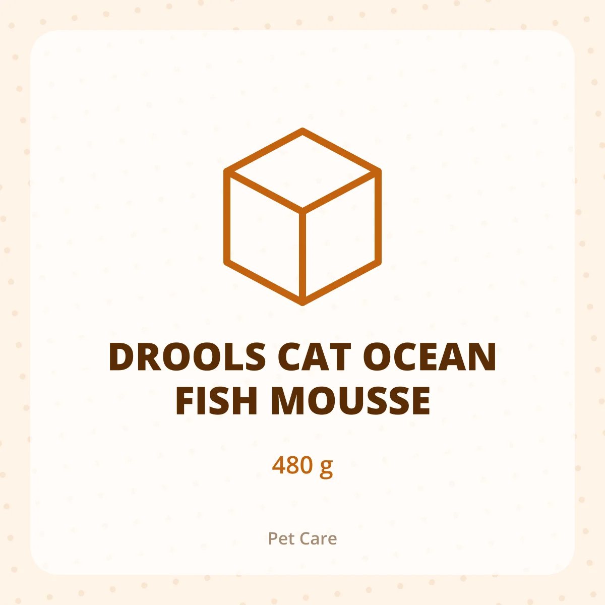 DROOLS CAT OCEAN FISH MOUSSE 1X480G