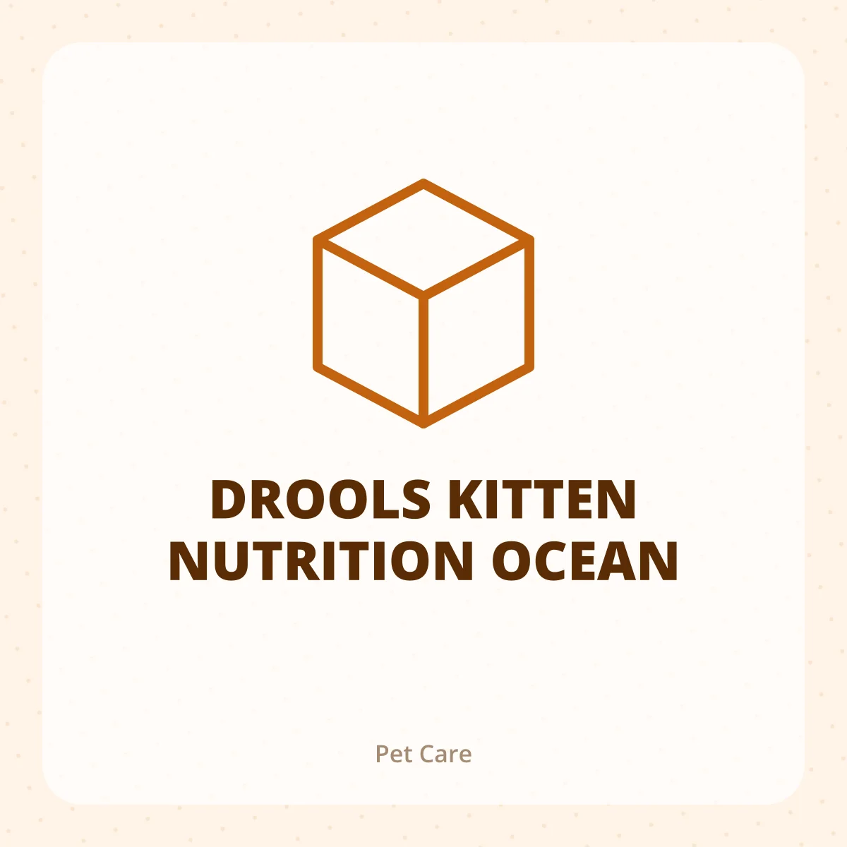 DROOLS KITTEN NUTRITION OCEAN
