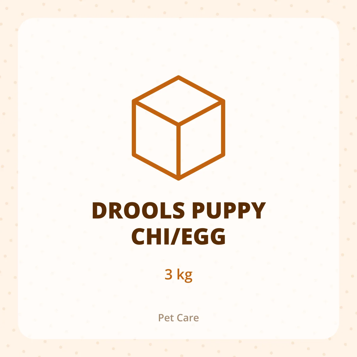 DROOLS PUPPY CHI/EGG 1X3KG