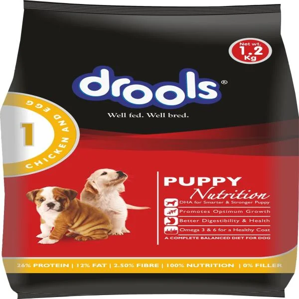 DROOLS PUPPY CHICKEN&EGG 1X1.2KG