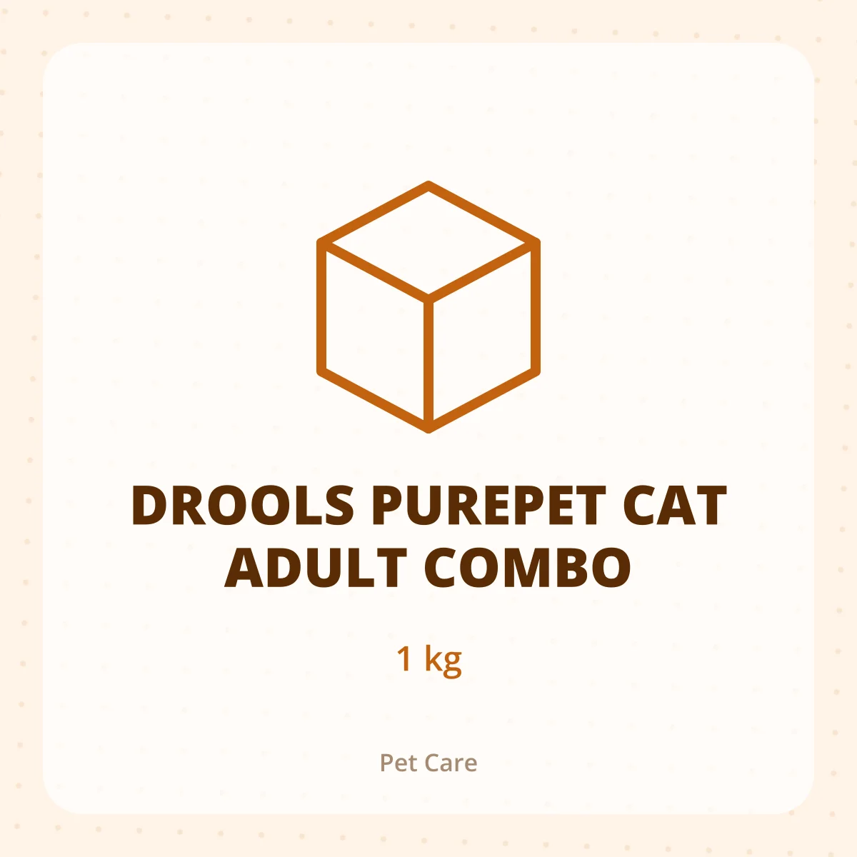 DROOLS PUREPET CAT ADULT COMBO 1*1KG