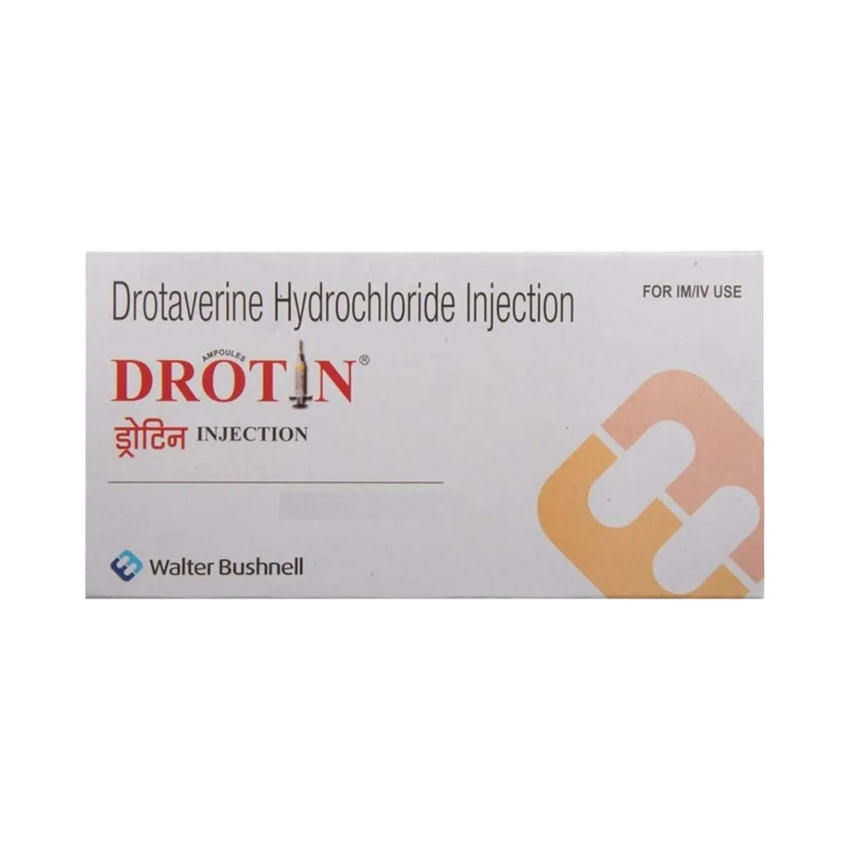 DROTIN INJ 1X2ML