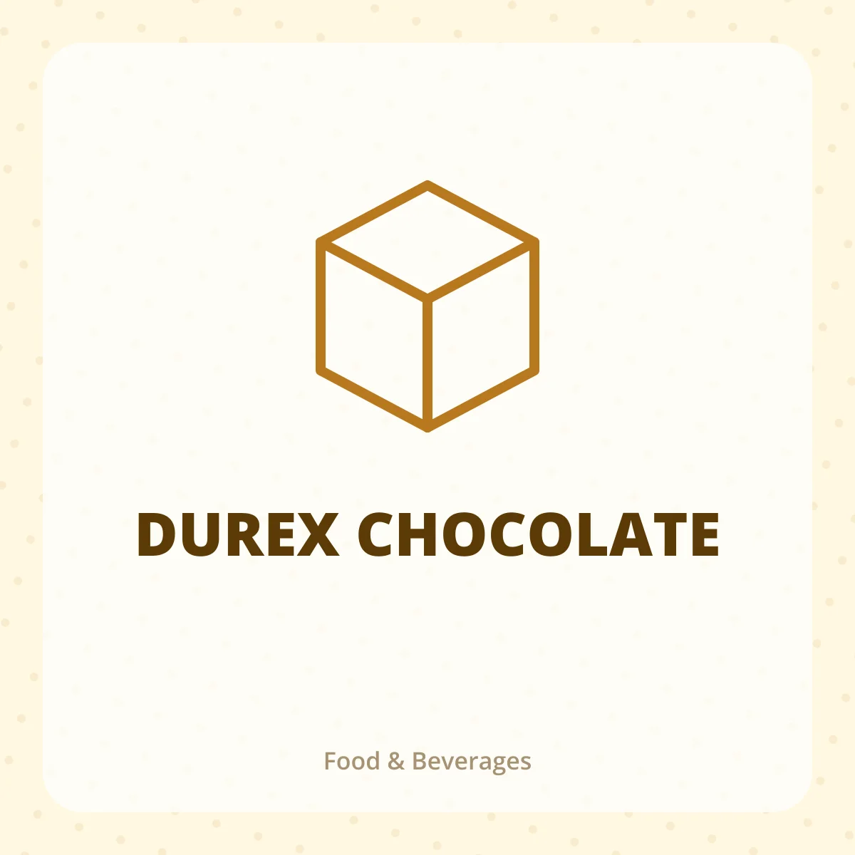 DUREX CHOCOLATE 1X1