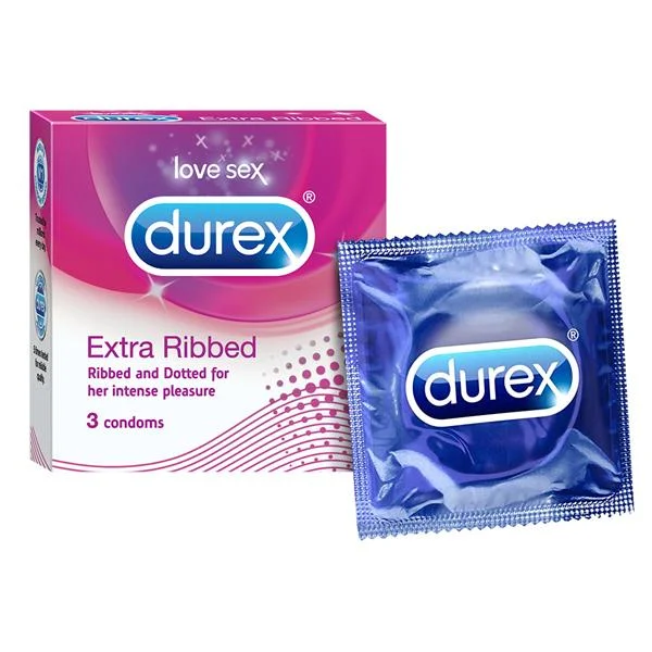 DUREX EXTRA RIBBED 1*3